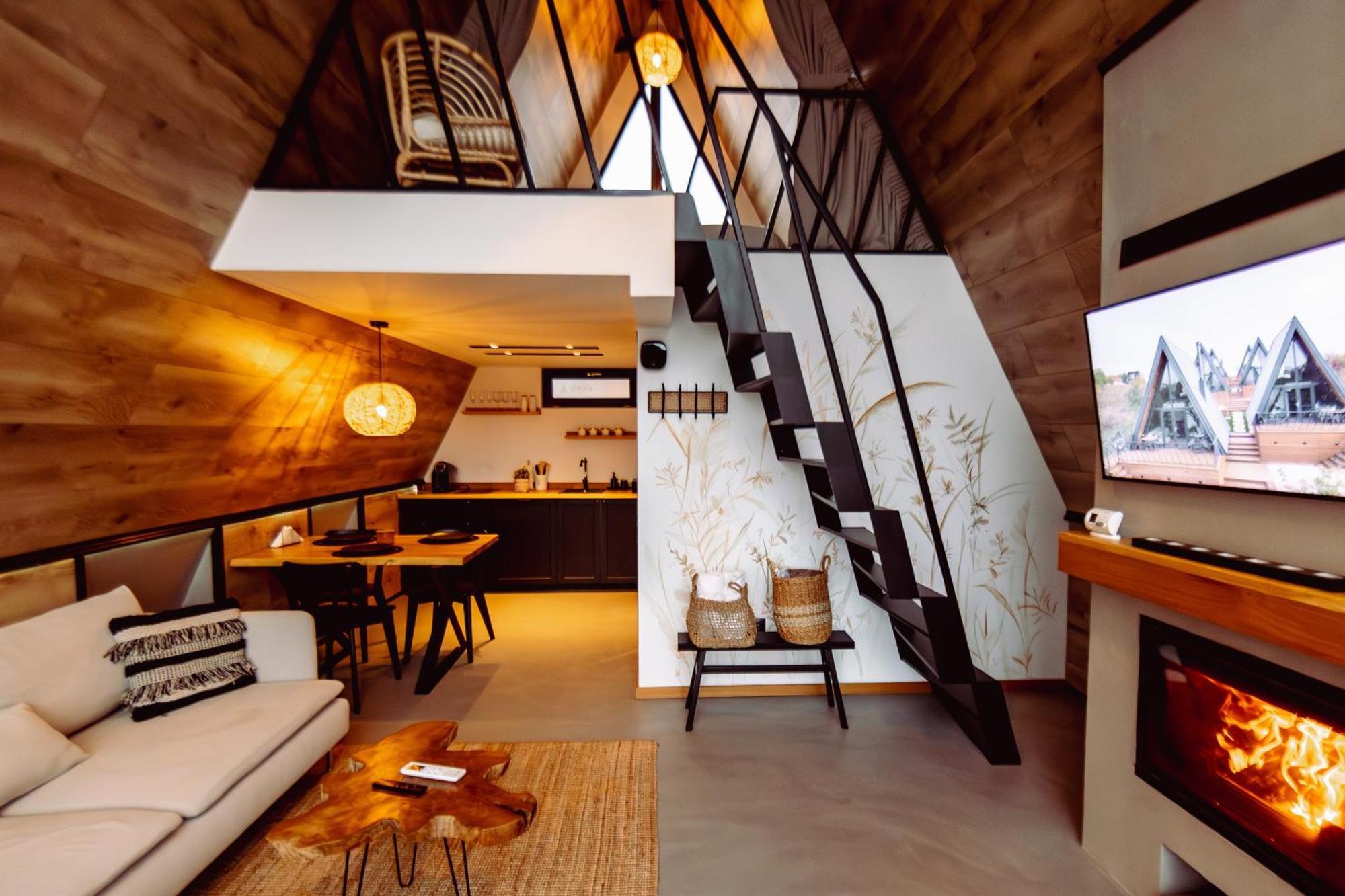 A-By The Lake - Private A Frame Villas Caciulati Exterior foto